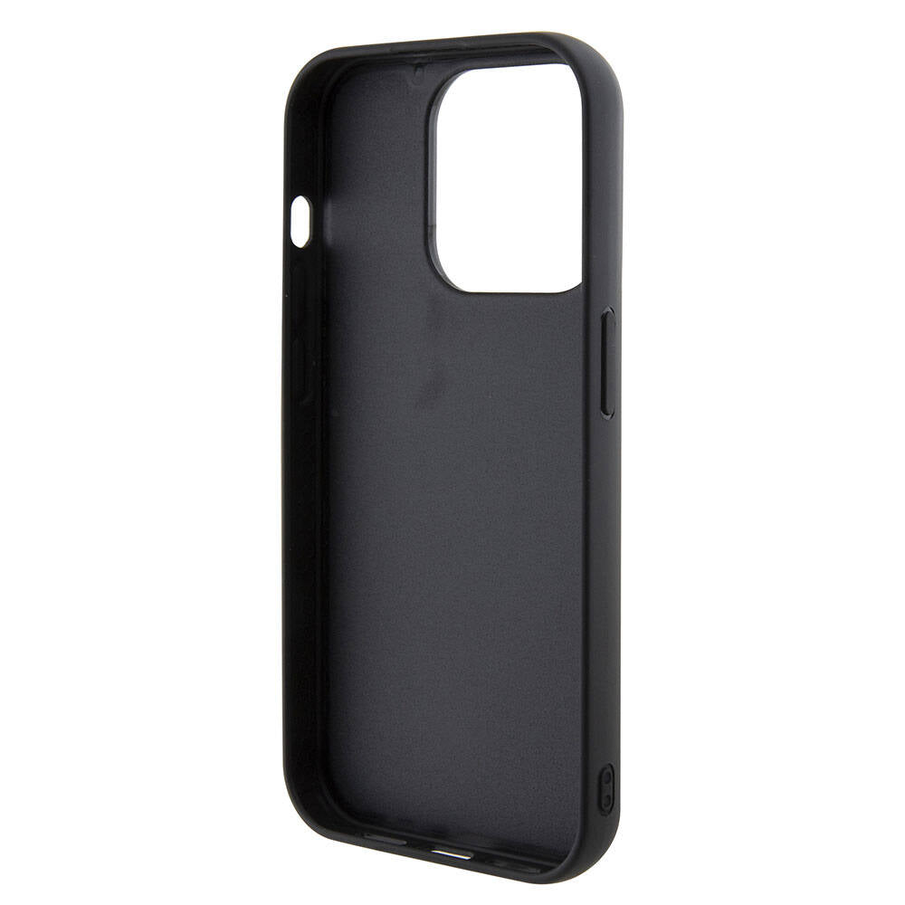 iPhone 15 Pro Max Kılıf Guess Orjinal Lisanslı Yazı Logolu Disco Script Metal Kapak