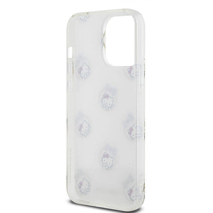 iPhone 15 Pro Max Kılıf Hello Kitty Orjinal Lisanslı Elektroplating Kaplama Kabarcık Baskılı Kapak