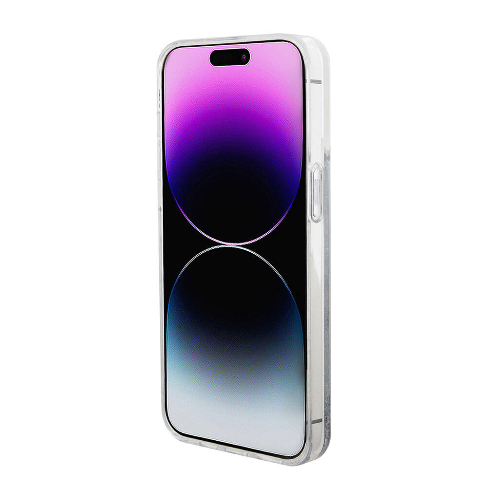 iPhone 15 Pro Max Kılıf Hello Kitty Orjinal Lisanslı İkonik Sıvılı Glitter Kapak
