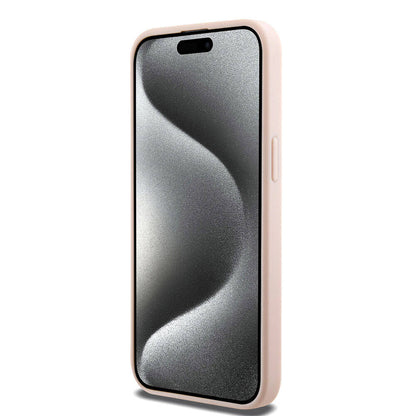 iPhone 15 Pro Max Kılıf Hello Kitty Orjinal Lisanslı M-safe Şarj Özellikli Baskı Logolu Uyuyan Kitty Deri Kapak