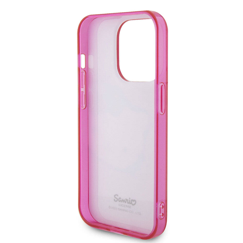 iPhone 15 Pro Max Kılıf Hello Kitty Orjinal Lisanslı Yazı ve İkonik Logolu Kitty Head Kapak