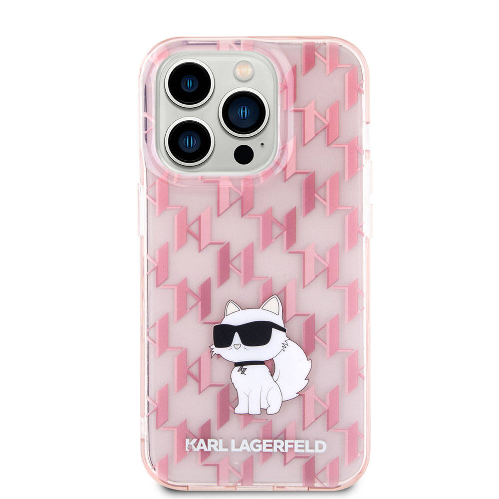 iPhone 15 Pro Max Kılıf Karl Lagerfeld IML C Monogram Orjinal Lisanslı Kapak