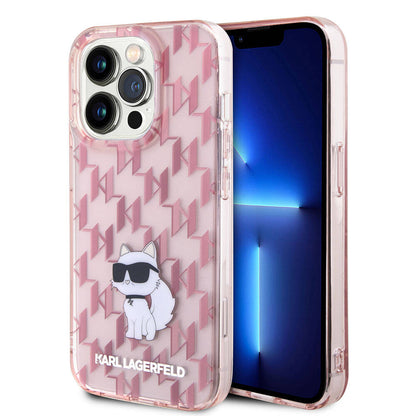 iPhone 15 Pro Max Kılıf Karl Lagerfeld IML C Monogram Orjinal Lisanslı Kapak