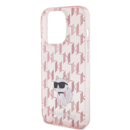 iPhone 15 Pro Max Kılıf Karl Lagerfeld IML C Monogram Orjinal Lisanslı Kapak
