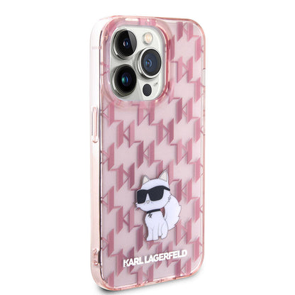 iPhone 15 Pro Max Kılıf Karl Lagerfeld IML C Monogram Orjinal Lisanslı Kapak