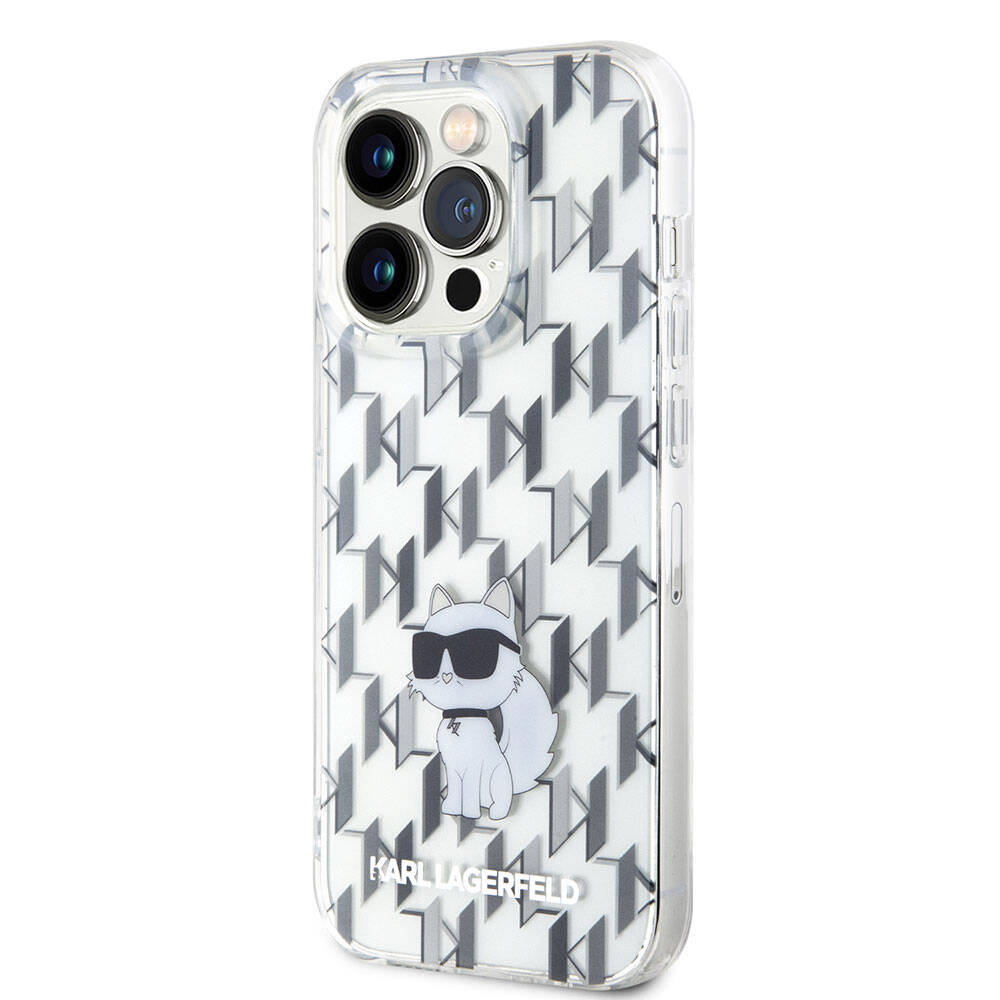 iPhone 15 Pro Max Kılıf Karl Lagerfeld IML C Monogram Orjinal Lisanslı Kapak
