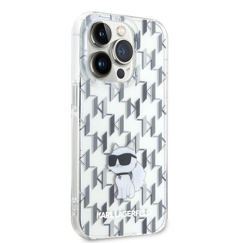 iPhone 15 Pro Max Kılıf Karl Lagerfeld IML C Monogram Orjinal Lisanslı Kapak