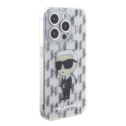 iPhone 15 Pro Max Kılıf Karl Lagerfeld IML İkonik Monogram Orjinal Lisanslı Kapak