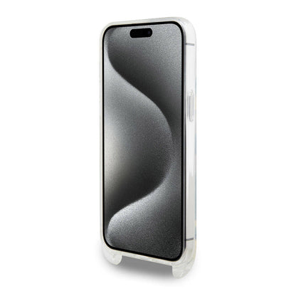 iPhone 15 Pro Max Kılıf Karl Lagerfeld Orjinal Lisanslı Boyun Askılı Karl İkonik Crossbody Kapak