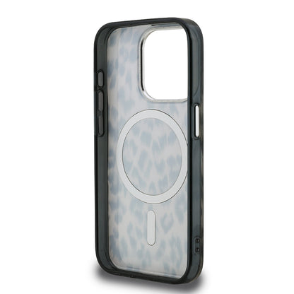 iPhone 15 Pro Max Kılıf Karl Lagerfeld Orjinal Lisanslı IML Leopar Baskılı Kapak