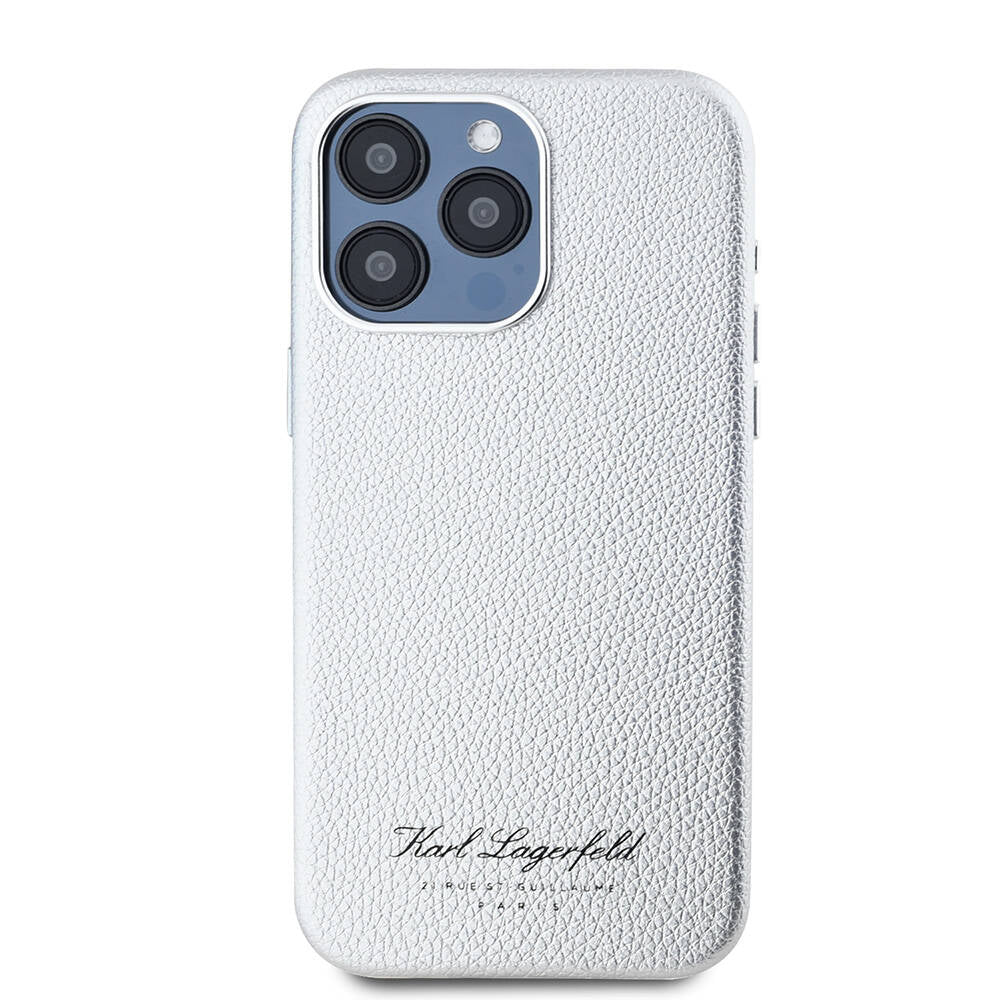 iPhone 15 Pro Max Kılıf Karl Lagerfeld Orjinal Lisanslı KL Yazılı Hotel Kapak