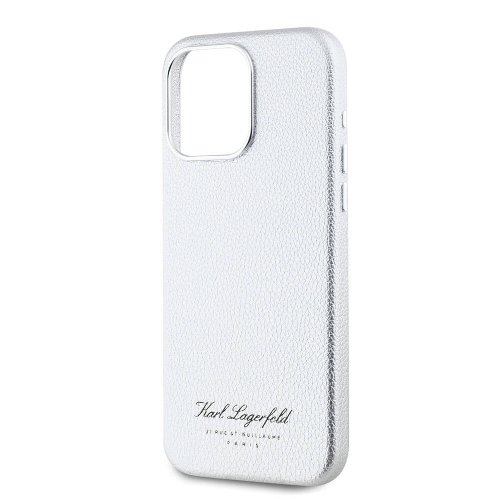 iPhone 15 Pro Max Kılıf Karl Lagerfeld Orjinal Lisanslı KL Yazılı Hotel Kapak