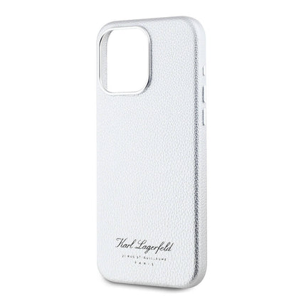 iPhone 15 Pro Max Kılıf Karl Lagerfeld Orjinal Lisanslı KL Yazılı Hotel Kapak