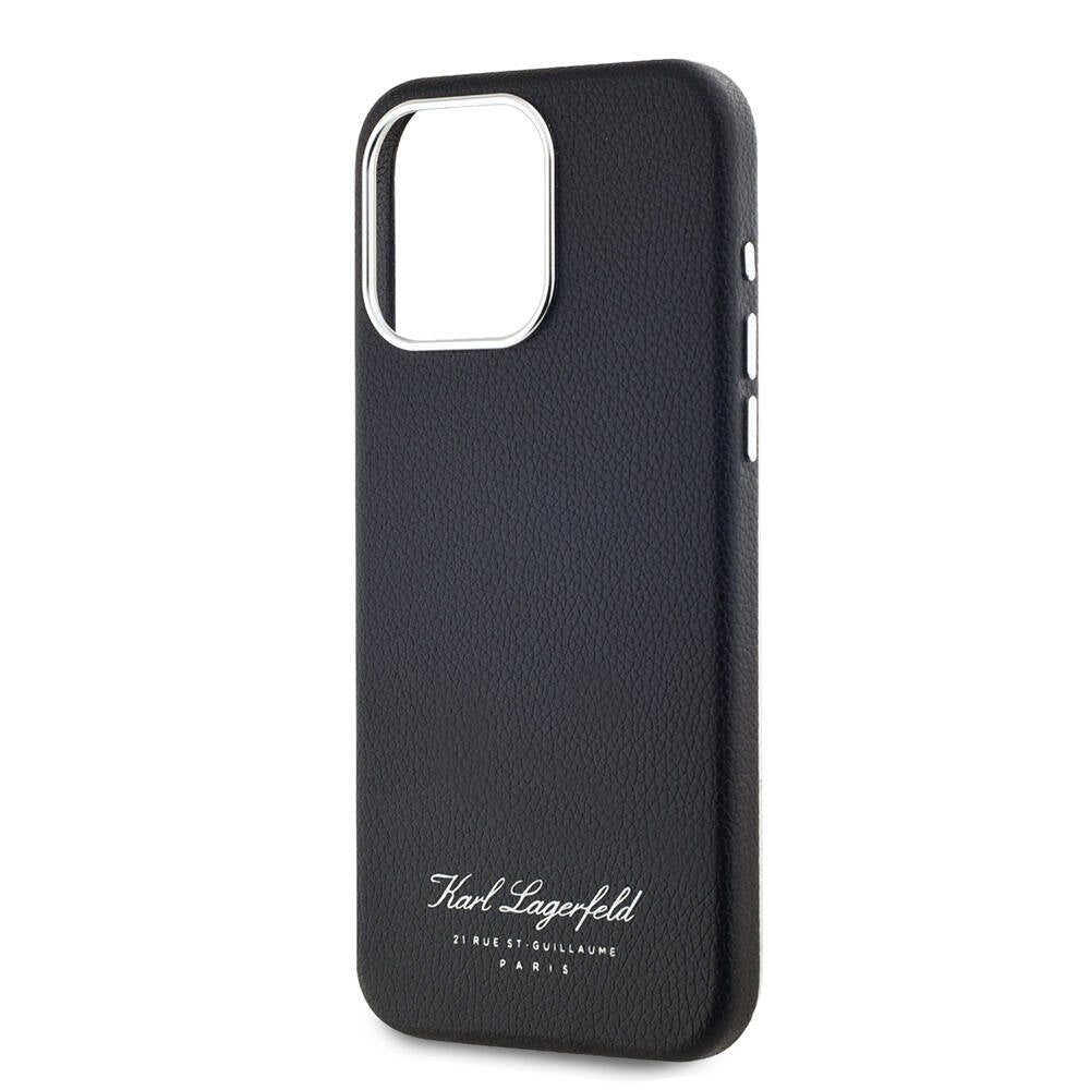 iPhone 15 Pro Max Kılıf Karl Lagerfeld Orjinal Lisanslı KL Yazılı Hotel Kapak
