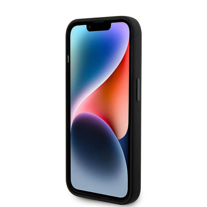 iPhone 15 Pro Max Kılıf Karl Lagerfeld Silikon İkonik Metal Logo Orjinal Lisanslı Kapak