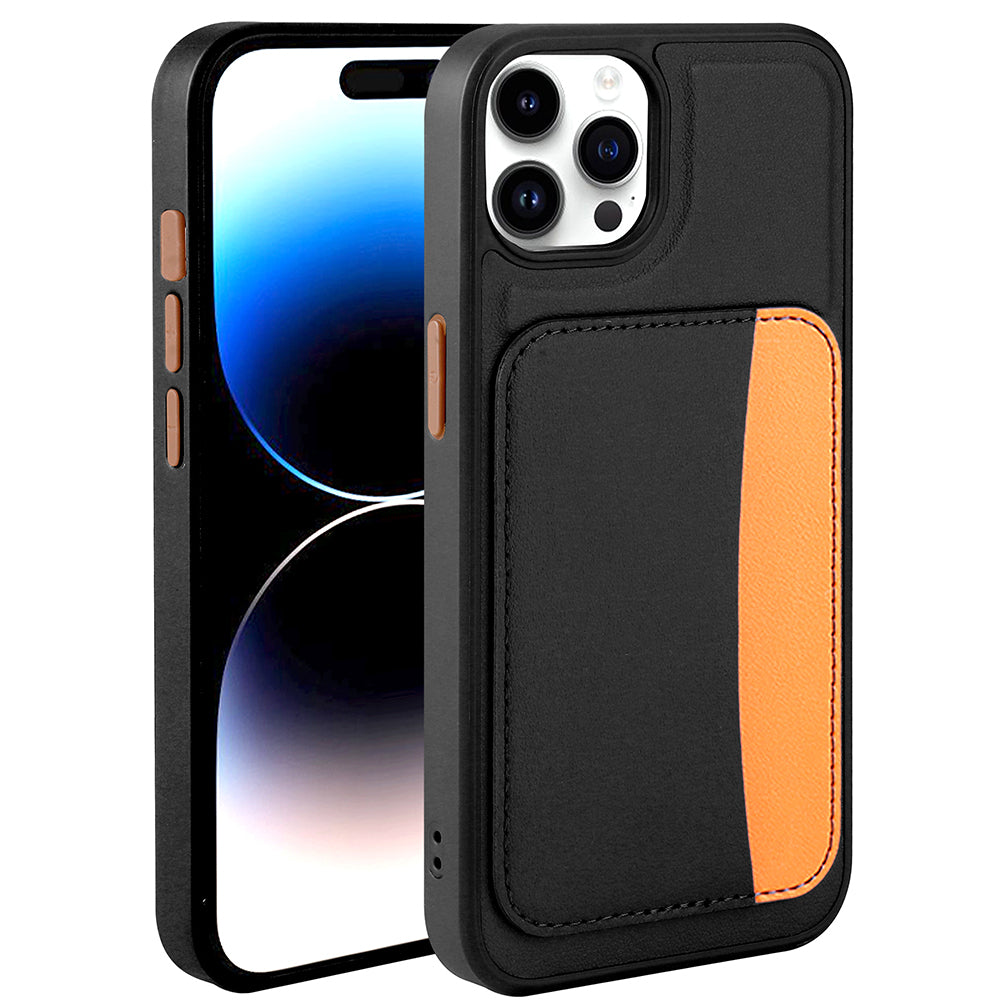 Apple iPhone 15 Pro Max Kılıf Kartlıklı Zore X-Kart Silikon Kapak
