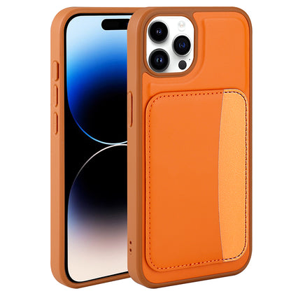 Apple iPhone 15 Pro Max Kılıf Kartlıklı Zore X-Kart Silikon Kapak
