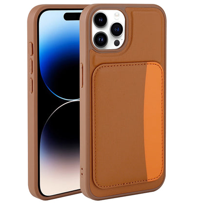 Apple iPhone 15 Pro Max Kılıf Kartlıklı Zore X-Kart Silikon Kapak