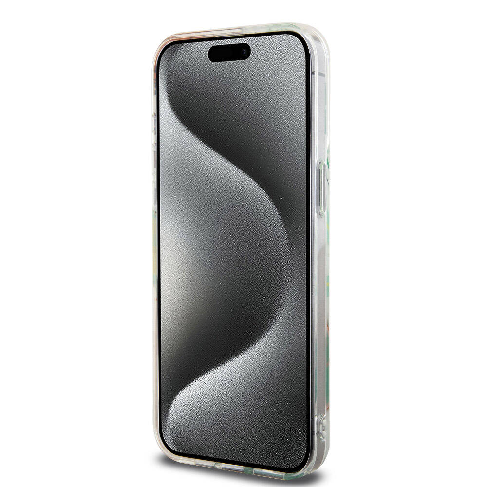 iPhone 15 Pro Max Kılıf Lacoste Orjinal Lisanslı M-safe Şarj Özellikli Çift Katmanlı Yamalar Desenli Kapak
