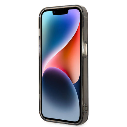 iPhone 15 Pro Max Kılıf Lacoste Orjinal Lisanslı M-safe Şarj Özellikli Transparan Timsah Logo Baskılı Kapak
