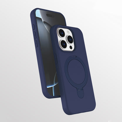 Apple iPhone 15 Pro Max Kılıf M-safe Şarj Özellikli Standlı Zore Samara Kapak