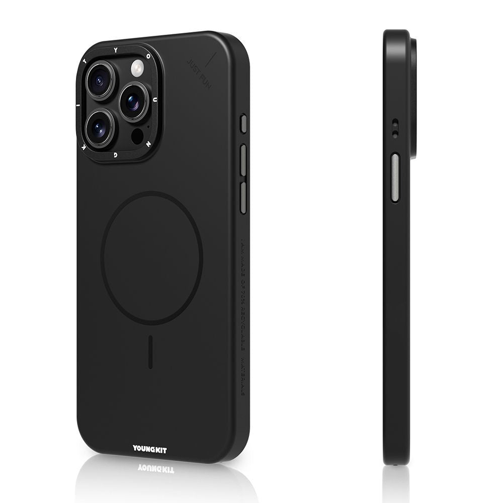 iPhone 15 Pro Max Kılıf M-safe Şarj Özellikli Youngkit Dynamag Serisi Kapak