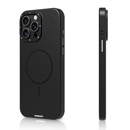 iPhone 15 Pro Max Kılıf M-safe Şarj Özellikli Youngkit Dynamag Serisi Kapak