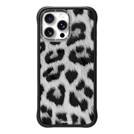 iPhone 15 Pro Max Kılıf M-safe Şarj Özellikli Youngkit Leopard Serisi Kapak
