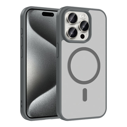 Apple iPhone 15 Pro Max Kılıf M-safe Şarj Özellikli Zore Babet Kapak