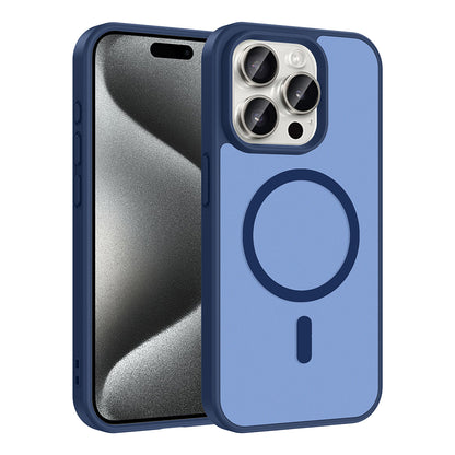 Apple iPhone 15 Pro Max Kılıf M-safe Şarj Özellikli Zore Babet Kapak