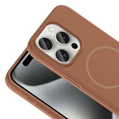 Apple iPhone 15 Pro Max Kılıf M-safe Şarj Özellikli Zore Meta Kapak