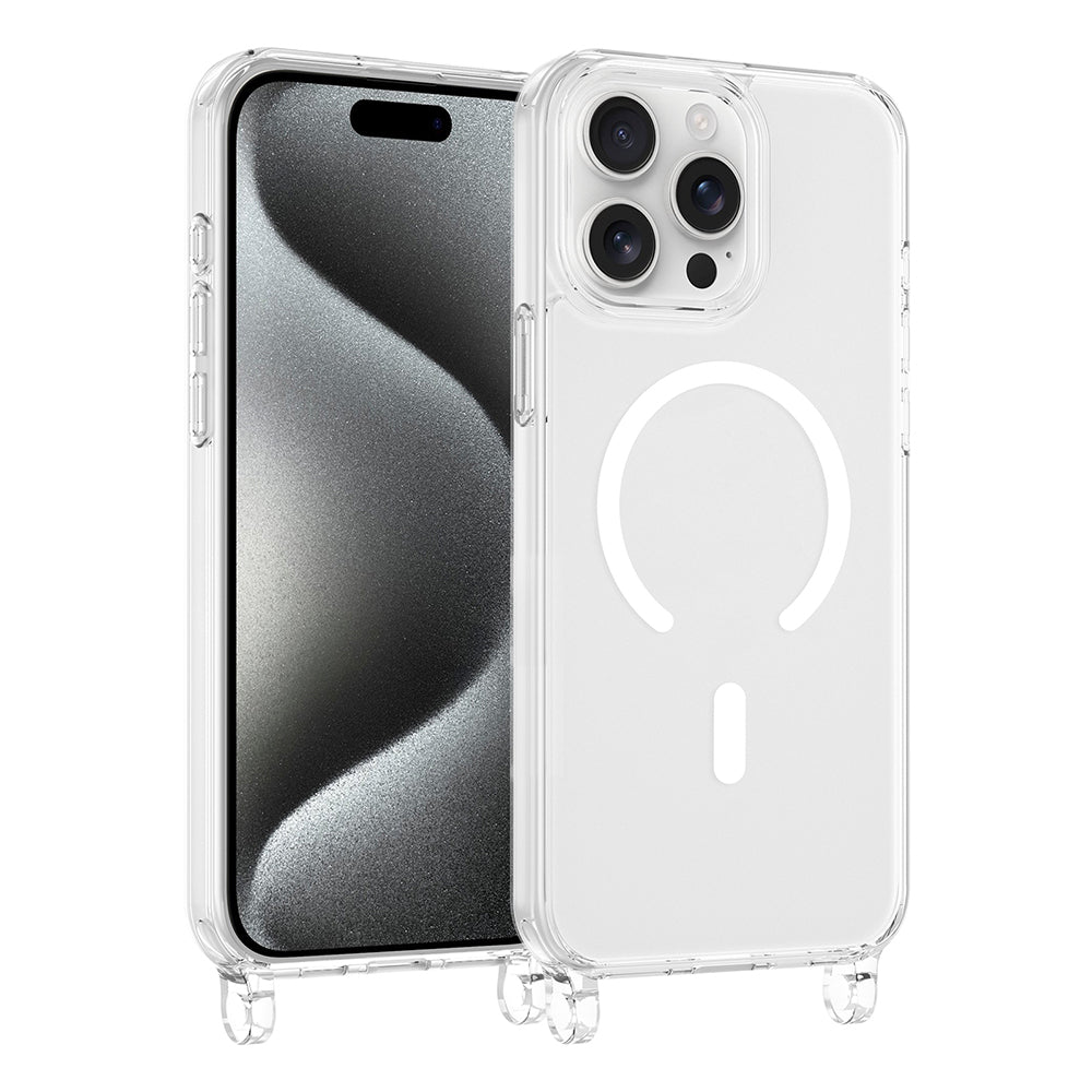 Apple iPhone 15 Pro Max Kılıf M-safe Şarj Özellikli Zore X-Rop Kapak