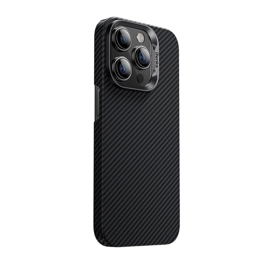 iPhone 15 Pro Max Kılıf M-safe Özellikli Karbon Fiber Benks Essential ArmorAir 600D Kevlar Kapak
