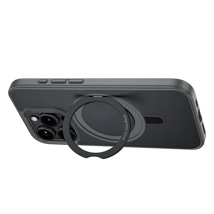 iPhone 15 Pro Max Kılıf M-safe Şarj Özellikli 360° Dönebilen Benks Pop Stand Kapak