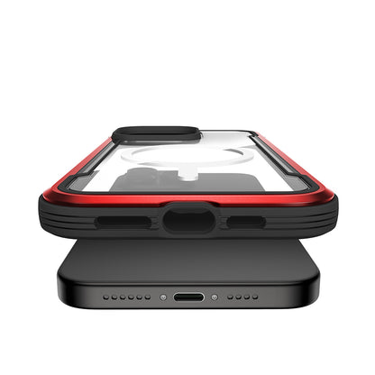 iPhone 15 Pro Max Kılıf M-safe Şarj Özellikli Airbagli Raptic Shield Serisi Şeffaf Arka Yüzey Kapak