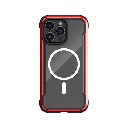 iPhone 15 Pro Max Kılıf M-safe Şarj Özellikli Airbagli Raptic Shield Serisi Şeffaf Arka Yüzey Kapak