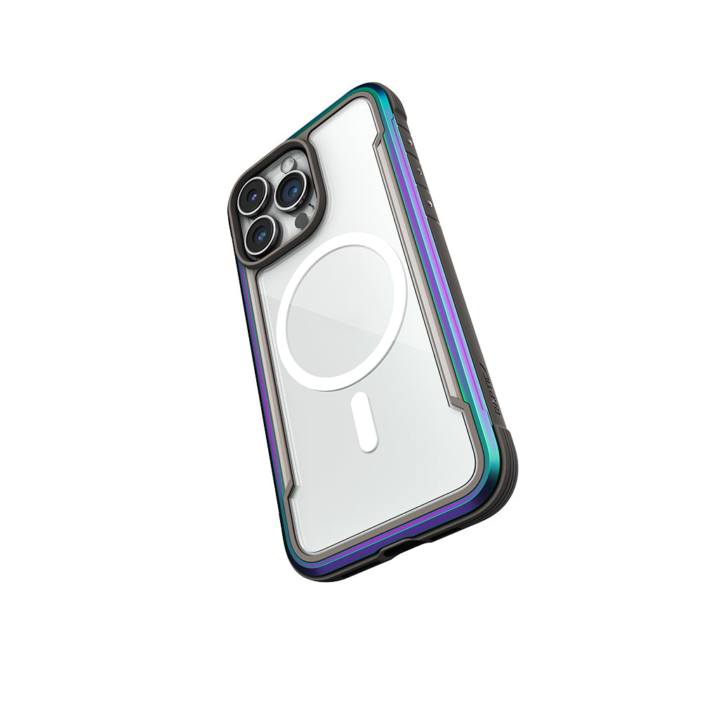 iPhone 15 Pro Max Kılıf M-safe Şarj Özellikli Airbagli Raptic Shield Serisi Şeffaf Arka Yüzey Kapak