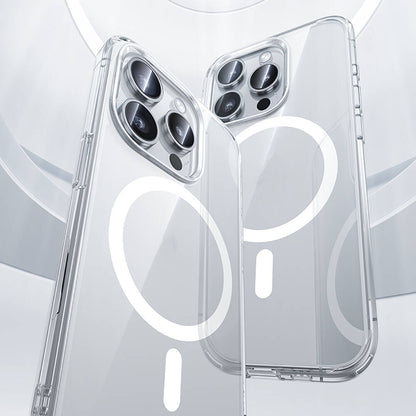 iPhone 15 Pro Max Kılıf M-safe Şarj Özellikli Airbagli Şeffaf Benks LucentPro Serisi Kapak