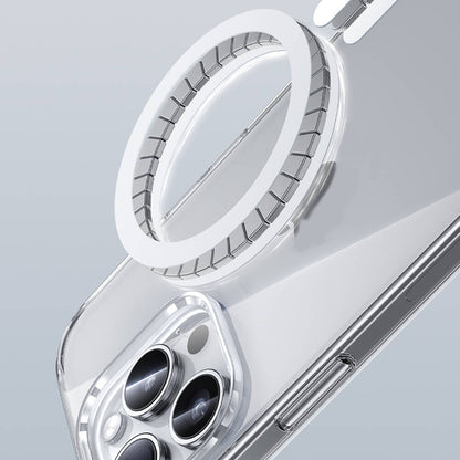 iPhone 15 Pro Max Kılıf M-safe Şarj Özellikli Airbagli Şeffaf Benks LucentPro Serisi Kapak