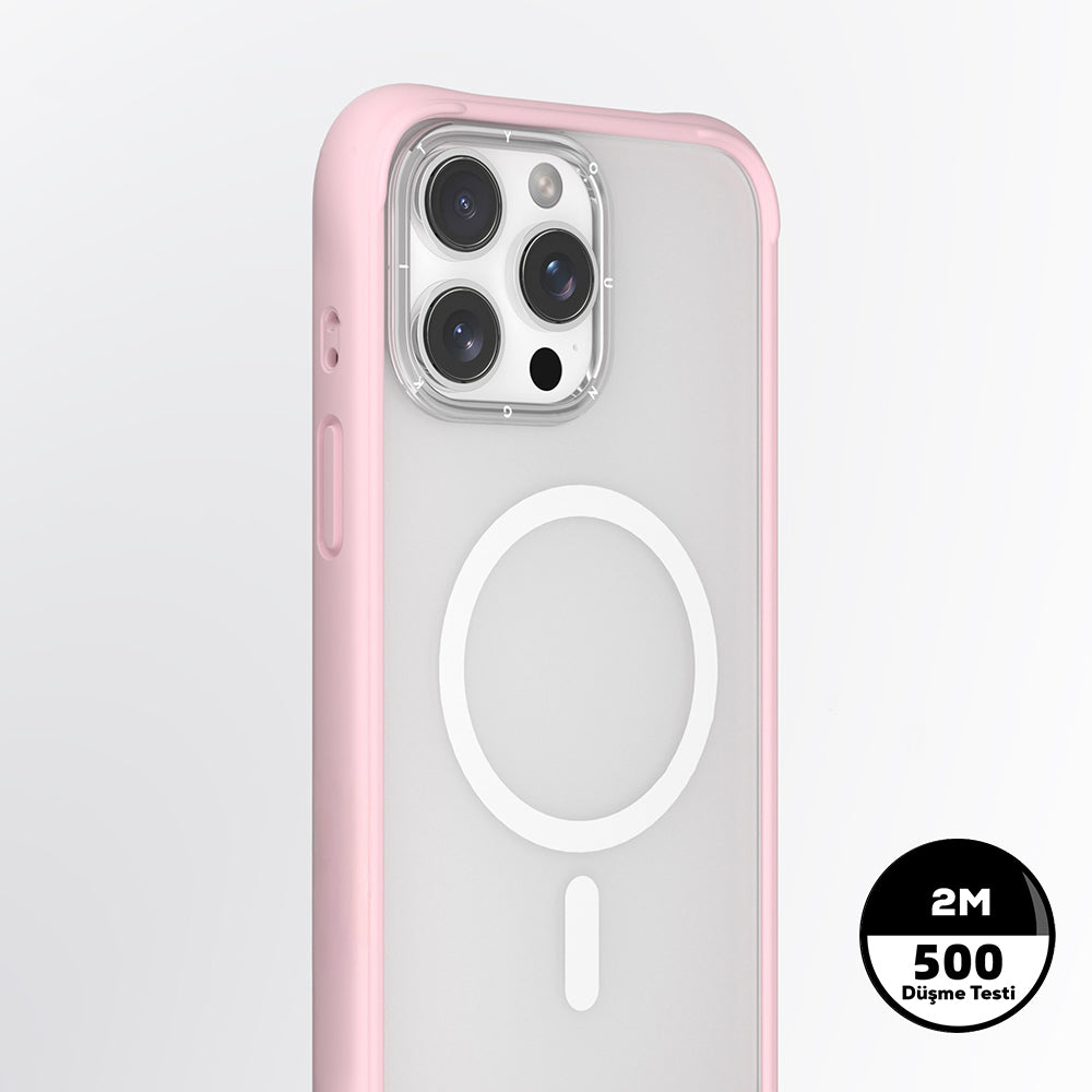 iPhone 15 Pro Max Kılıf M-safe Şarj Özellikli Airbagli Youngkit Dynamic 2 Serisi Kapak