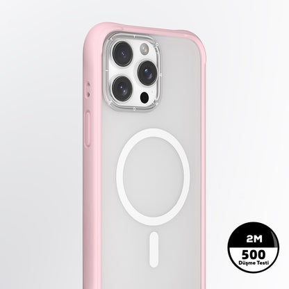 iPhone 15 Pro Max Kılıf M-safe Şarj Özellikli Airbagli Youngkit Dynamic 2 Serisi Kapak