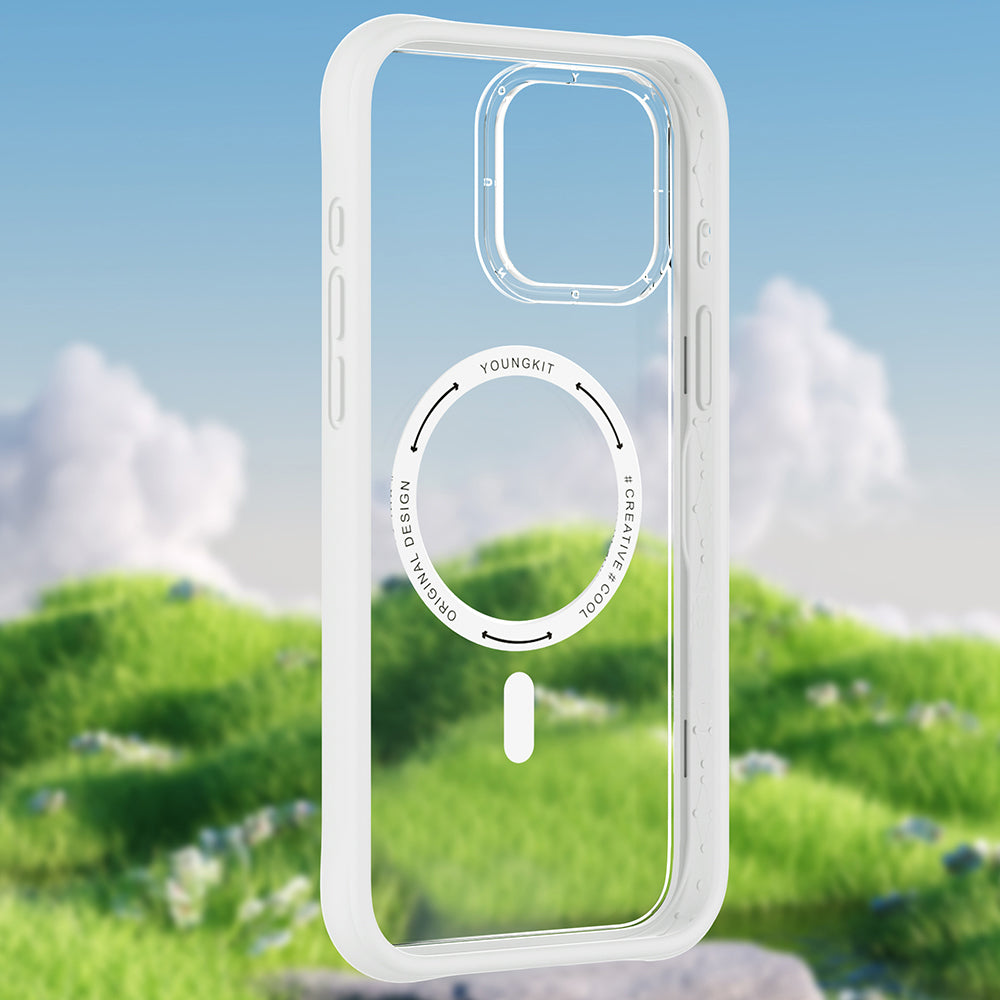 iPhone 15 Pro Max Kılıf M-safe Şarj Özellikli Airbagli Youngkit Dynamic 2 Serisi Kapak