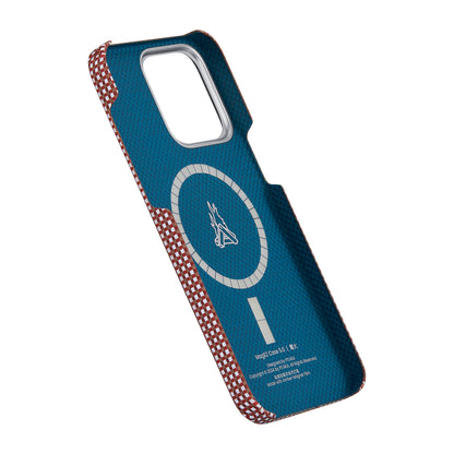 iPhone 15 Pro Max Kılıf M-safe Şarj Özellikli Awa Tasarımlı 1500D Aramid Fiber Pitaka Ultra-Slim Classic Serisi Bonfire Kapak