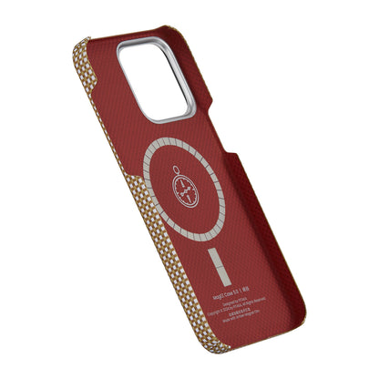 iPhone 15 Pro Max Kılıf M-safe Şarj Özellikli Awa Tasarımlı 1500D Aramid Fiber Pitaka Ultra-Slim Classic Serisi Canyon Kapak