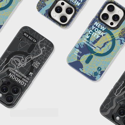 iPhone 15 Pro Max Kılıf M-safe Şarj Özellikli Benks City Serisi Kapak