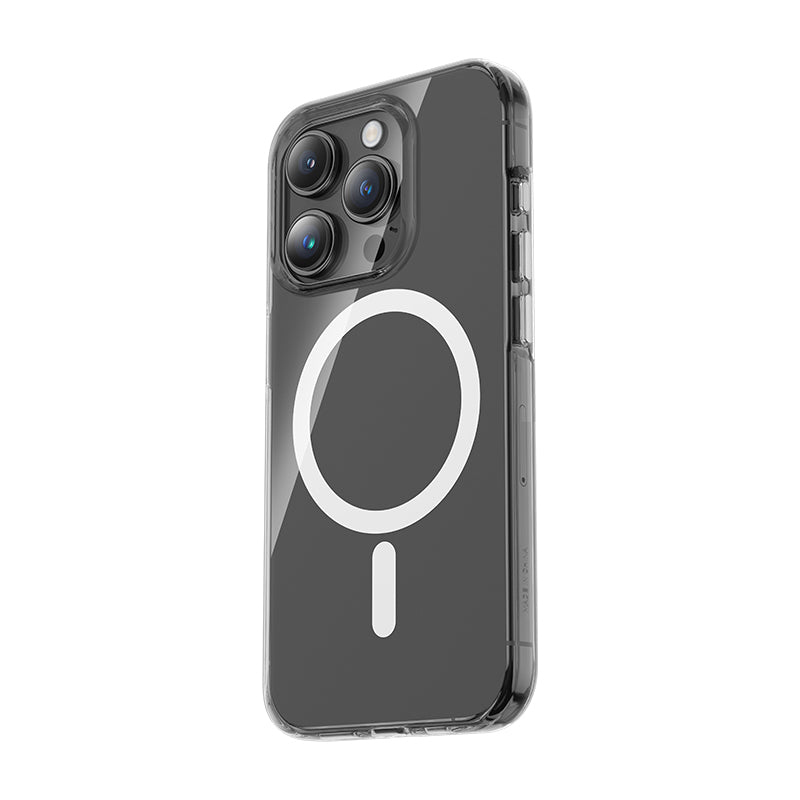 iPhone 15 Pro Max Kılıf M-safe Şarj Özellikli Benks Crystal Serisi Şeffaf Kapak