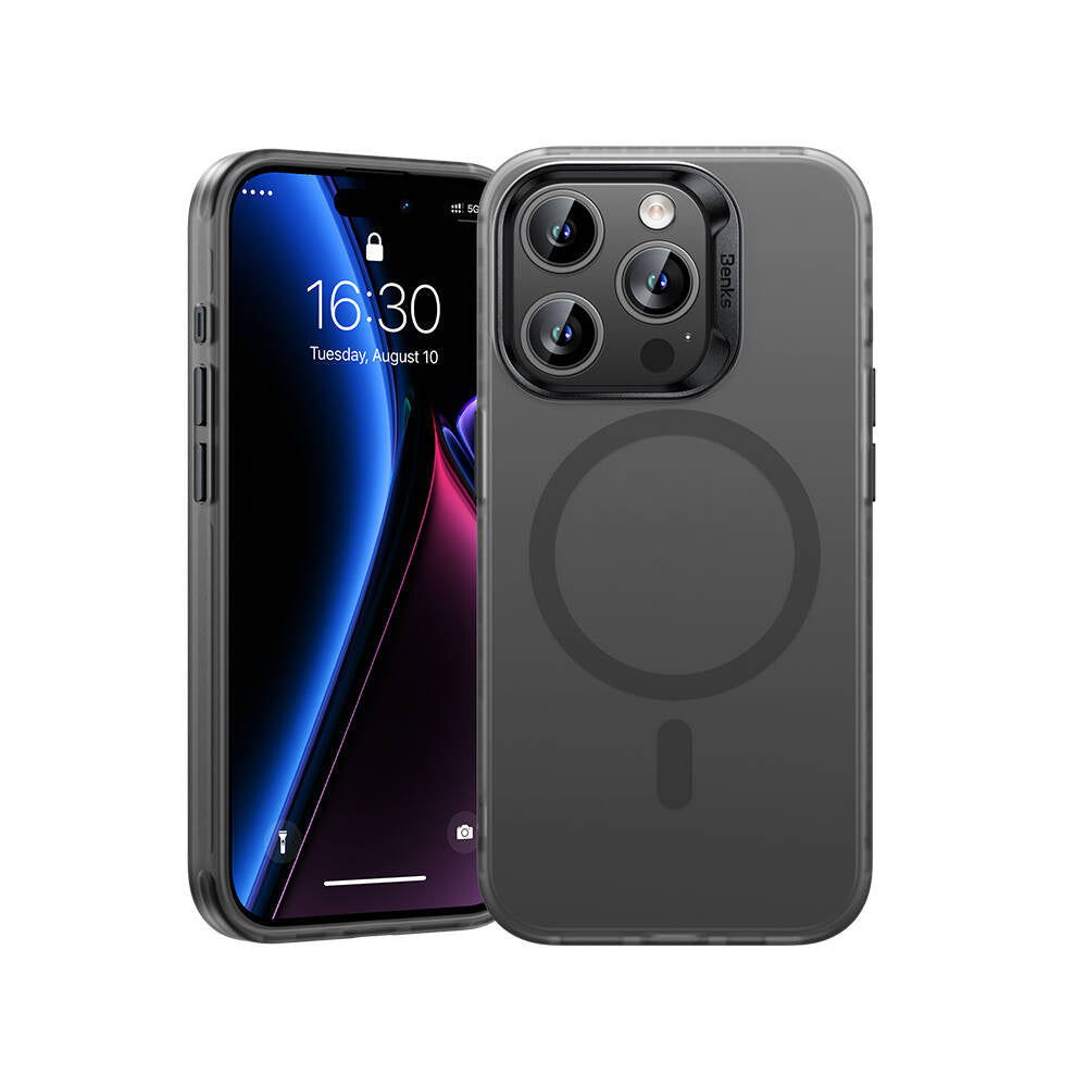 iPhone 15 Pro Max Kılıf M-safe Şarj Özellikli Benks Lucid Armor Kapak