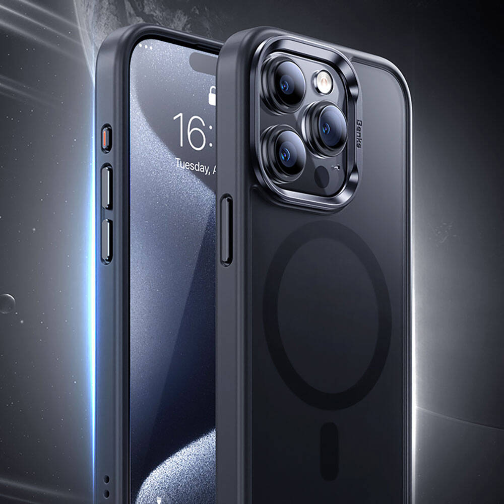 iPhone 15 Pro Max Kılıf M-safe Şarj Özellikli Benks Mist Protective Kapak
