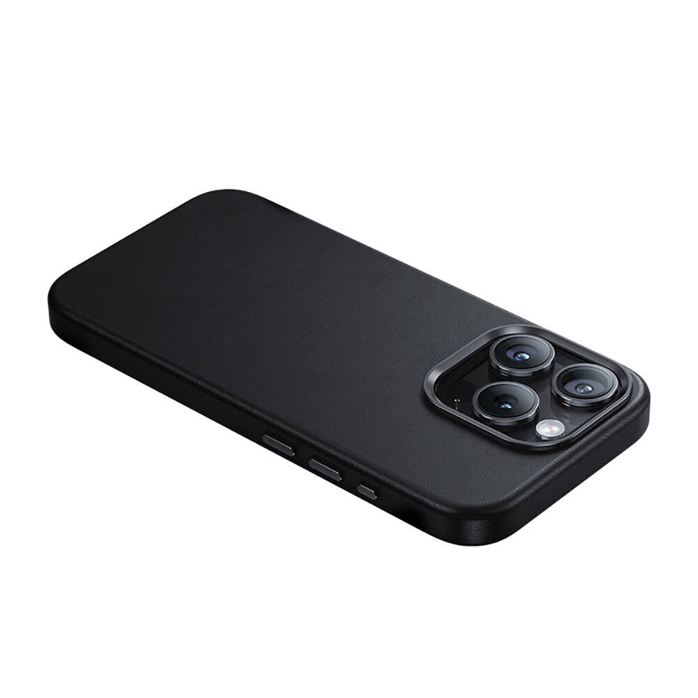 Apple iPhone 15 Pro Max Kılıf M-safe Şarj Özellikli Benks Vintage Leather Kapak