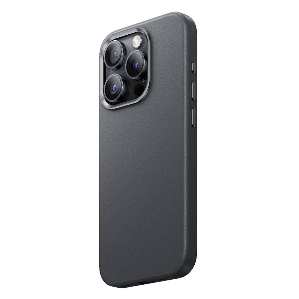 Apple iPhone 15 Pro Max Kılıf M-safe Şarj Özellikli Benks Vintage Leather Kapak